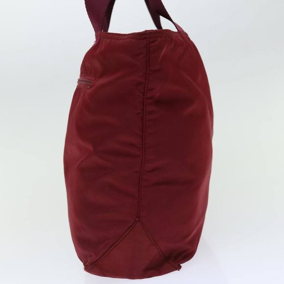 PRADA Tote Bag Nylon Red Auth 70587 - Picture 3 of 16